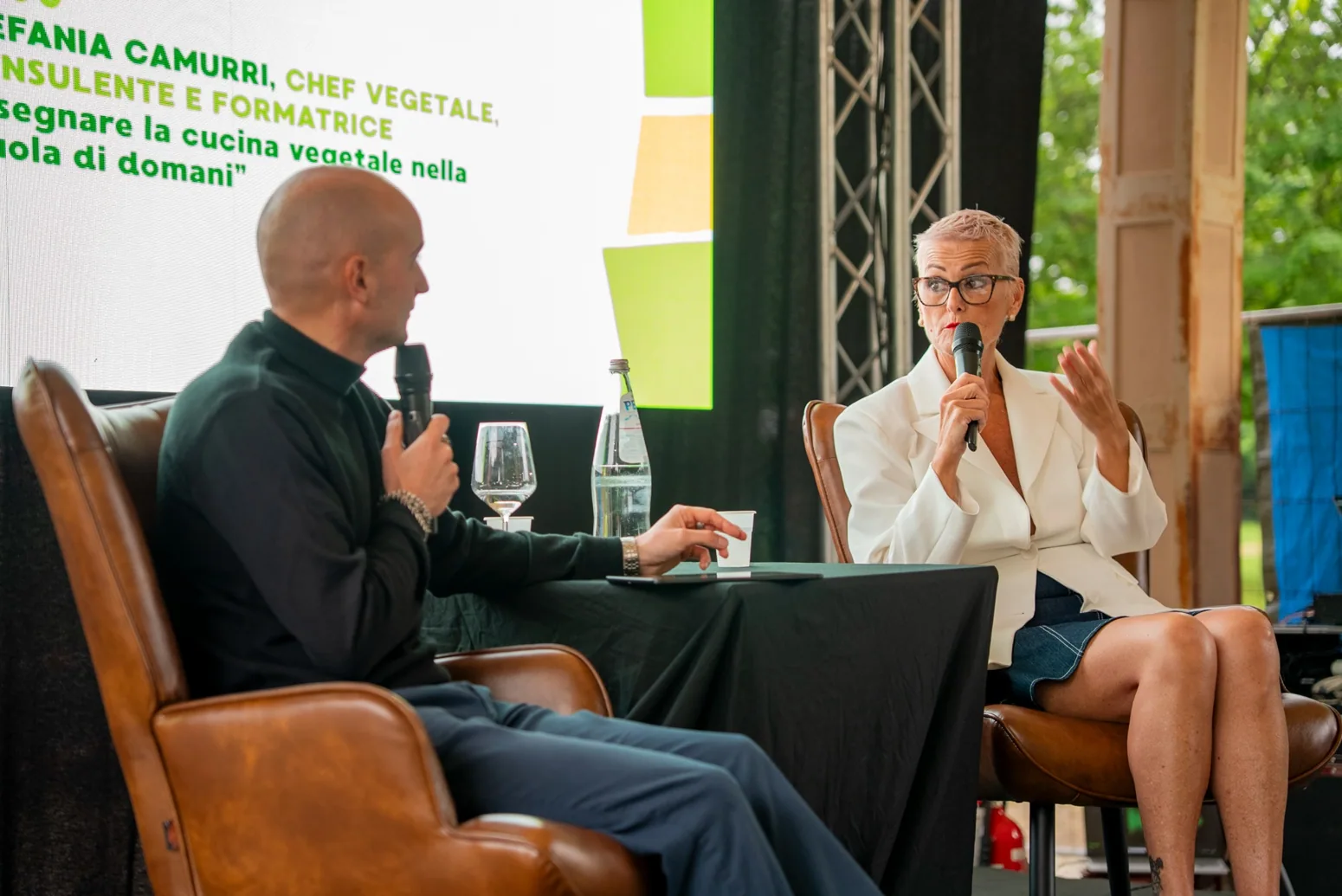 Dialogo al festival